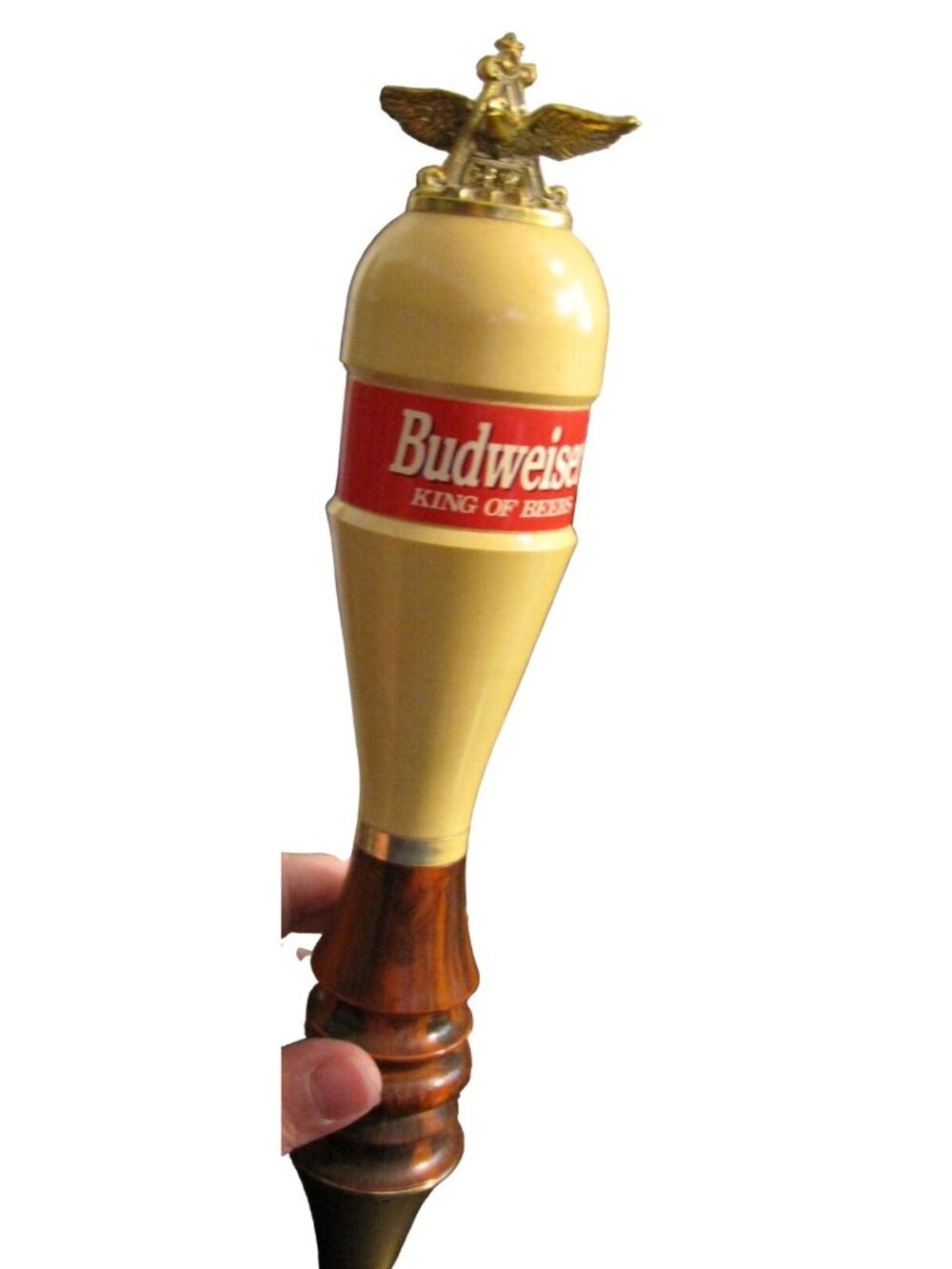 Vintage 1994 Budweiser Eagle Tap Handle 090-903 Beer Brewiana 11"